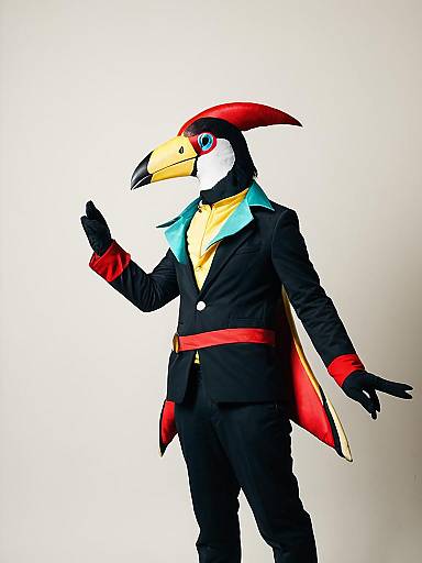 Person in Toucannon Cosplay Costume