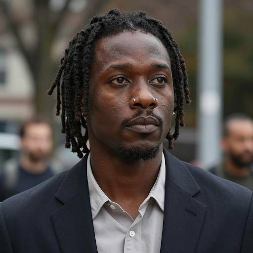 Portrait of a Black Man in Nature