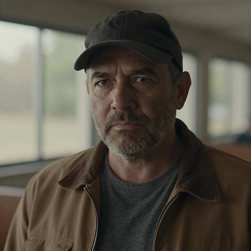 Captivating Portrait of a Middle-Aged Man