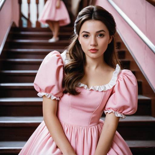 Realistic Disney Captain in Pink Dress