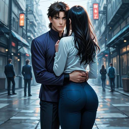 Kirei and Boy from Behind Scene