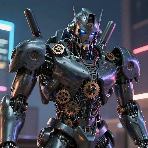 Epic Realistic Robot Portrait