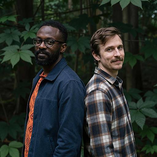 Diverse Friendship in a Serene Forest