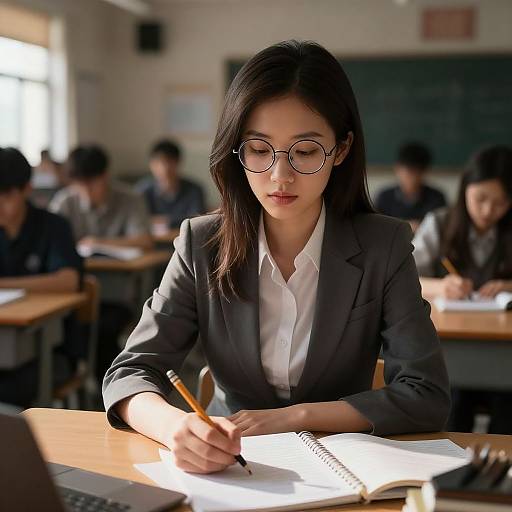 Symmetra as Sexy Teacher in Classroom