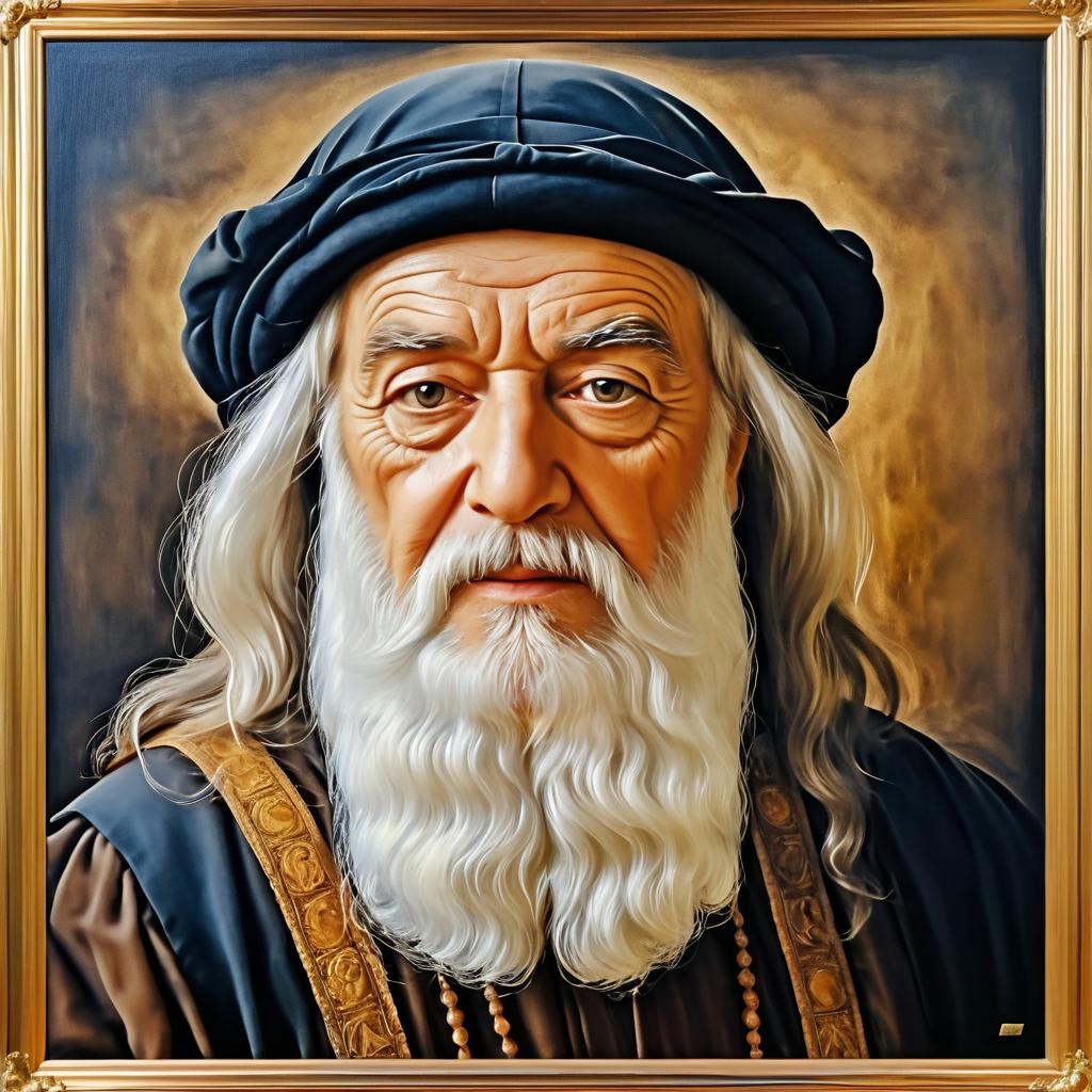 Timeless Portrait of a Wise Old Man