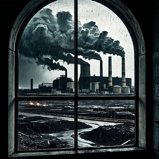 Toxic Rainstorm Over Coal Plant