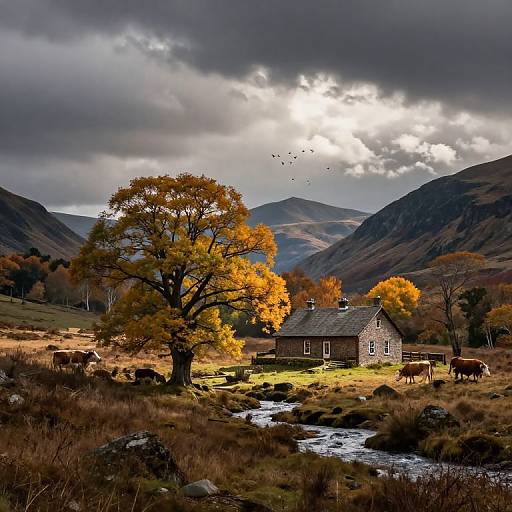 Lonesome Valley House with Stream