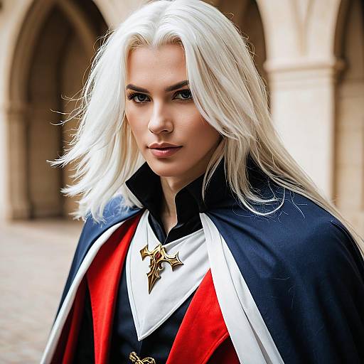 Lifestyle costume photo of Alucard (castlevania). Cosplay clothes