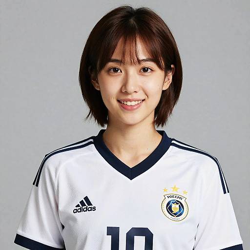 Photorealistic Soccer Girl Portrait