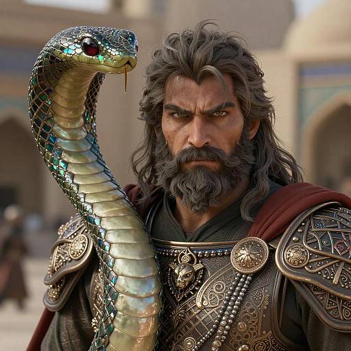 Battle-Hardened Serpent Warlord of Mashhad