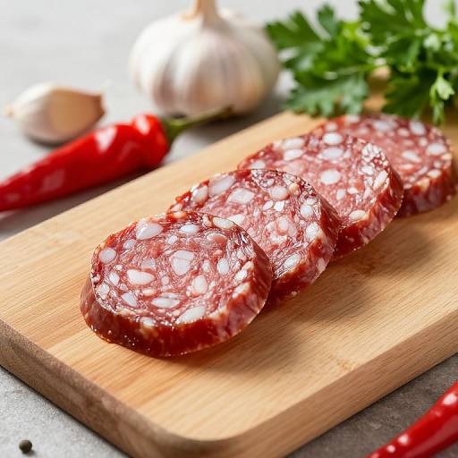 Rustic Calabresa Sausage Close-Up