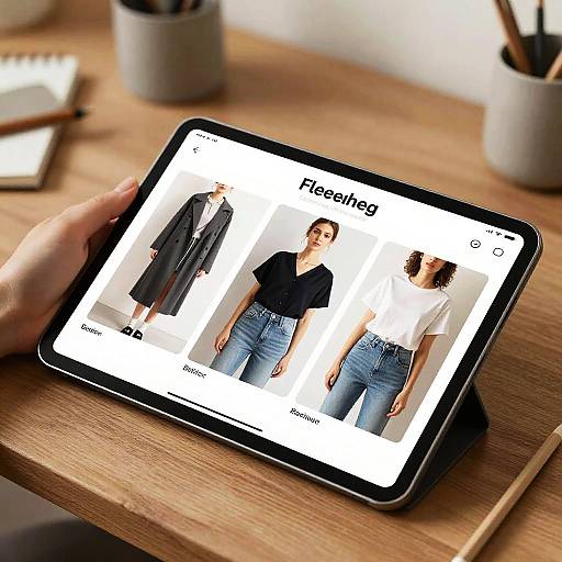 Photograph of a hand holding a black smartphone displaying 