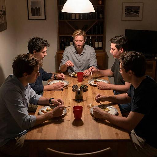 Cozy Dinner Gathering with Friends