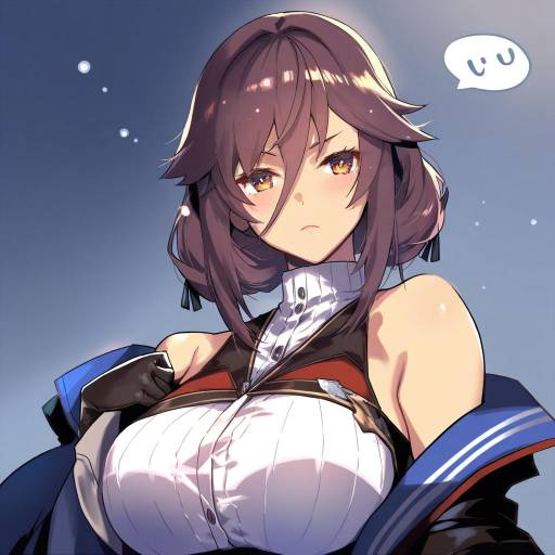 Illustration of Admiral (warship girls r), warship girls r in the style of Akinaie