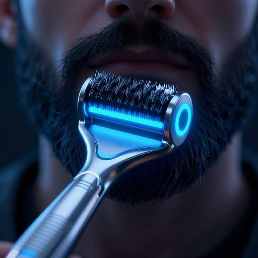 Cyberpunk Digital Beard Scale