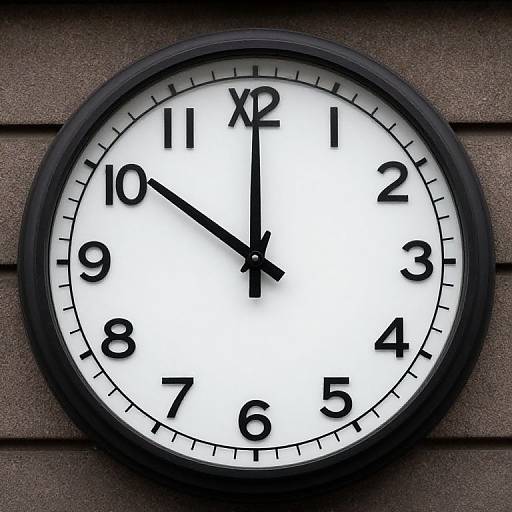 Surreal Clock Hands as Flying Birds