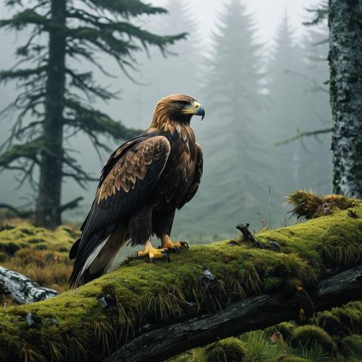 3D Animation of Eagle and Fox Encounter