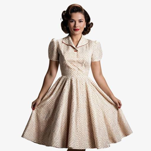 Vintage 1950s Housewife Outfit Design