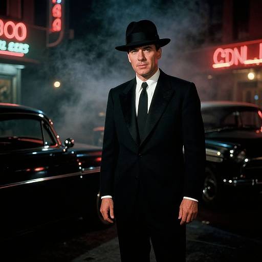 1960s Gangster in Noir Jazz Club