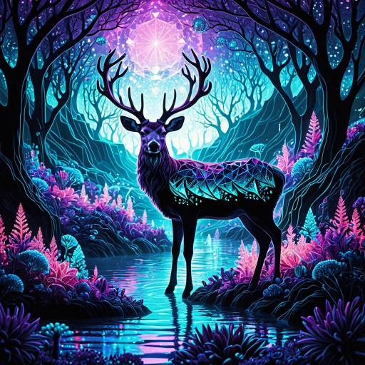 Otherworldly Surreal Landscape Illustration