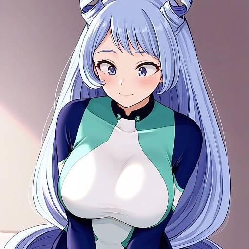 Illustration of Hadou nejire, boku no hero academia in the style of Toukaairab