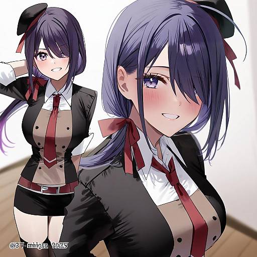 Illustration of Ariake (kancolle), kantai collection in the style of Chigusa minori