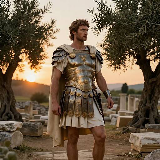 Heroic Pylades in Ancient Greek Armor