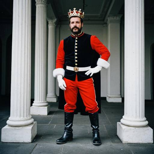 Majestic Male Costume with Crown and Boots