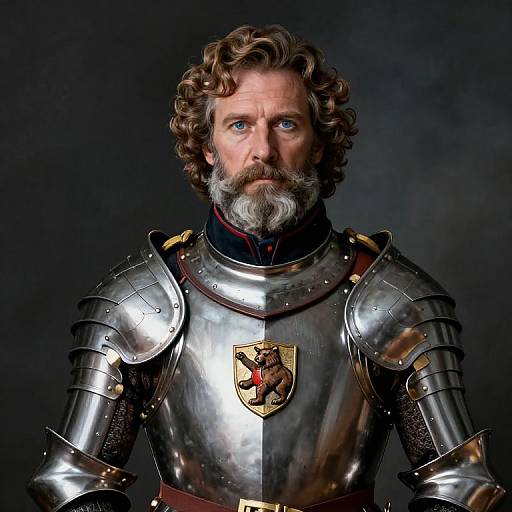 Distinguished Captain in Regal Armor