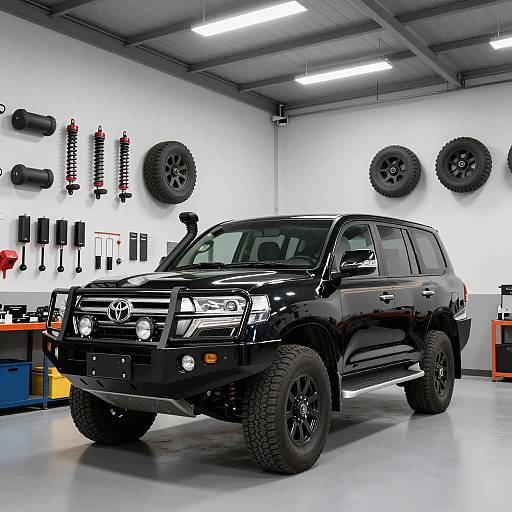 Hyper-Realistic Shot of Toyota Landcruiser