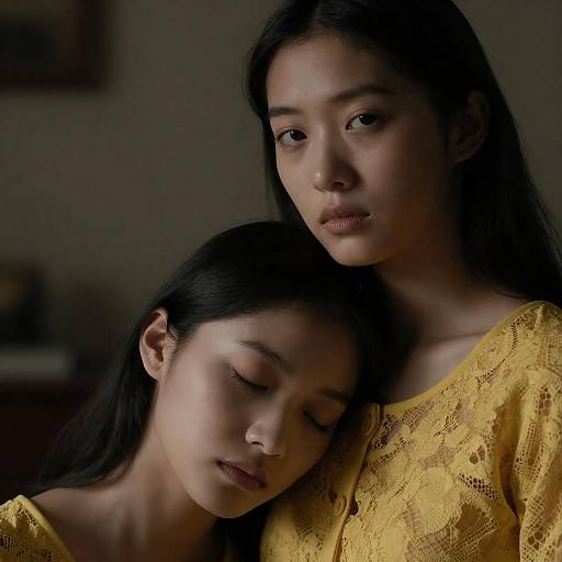 Intimate Portrait of Two Women