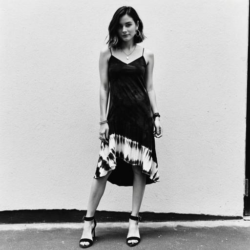 Chic Casual Look with Tie-Dye Dress
