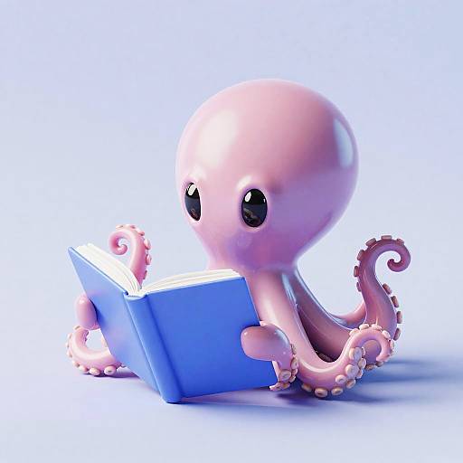 3D Toy Octopus Reading Book