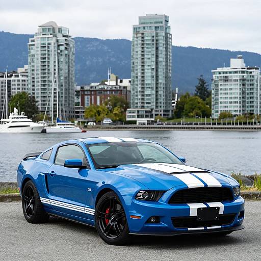 Blue Mustang at Coal Harbour Vancouver