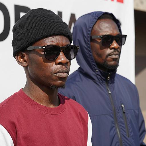 Serious Discussion Under Bright Sunlight