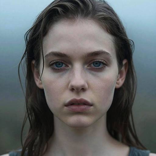 Moody Portrait of a Young Woman