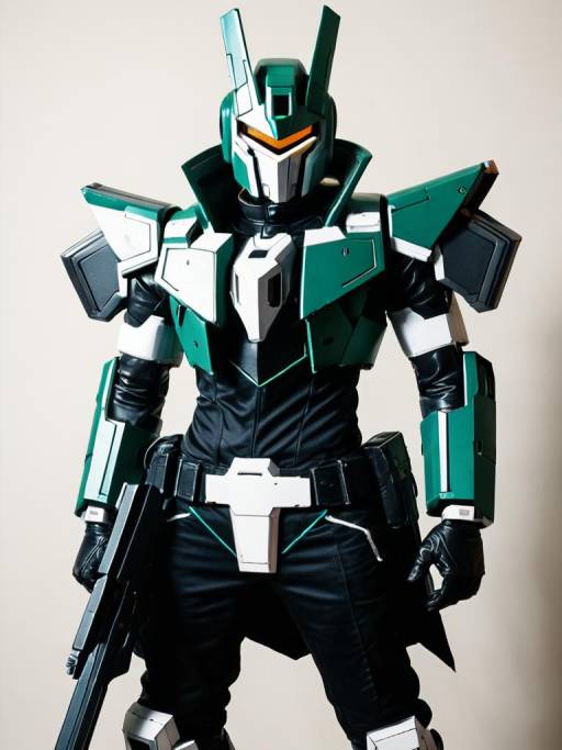 Man Wearing Sixshot G1 Cosplay Costume