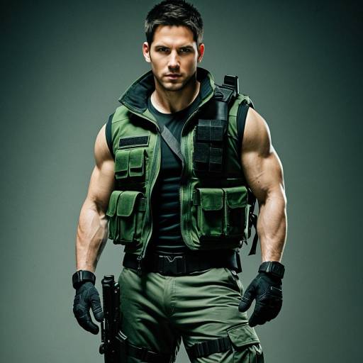 Chris Redfield Tactical Cosplay Ensemble