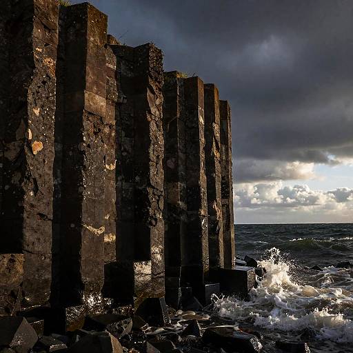 Dramatic Oceanfront Basalt Bluffs