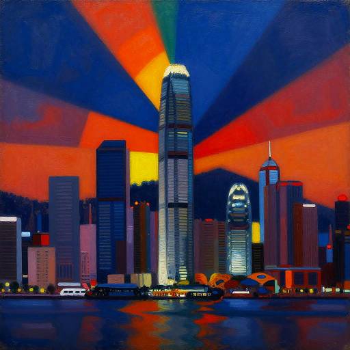 Arcane Sorcerer Above Mondrian Hong Kong Skyline