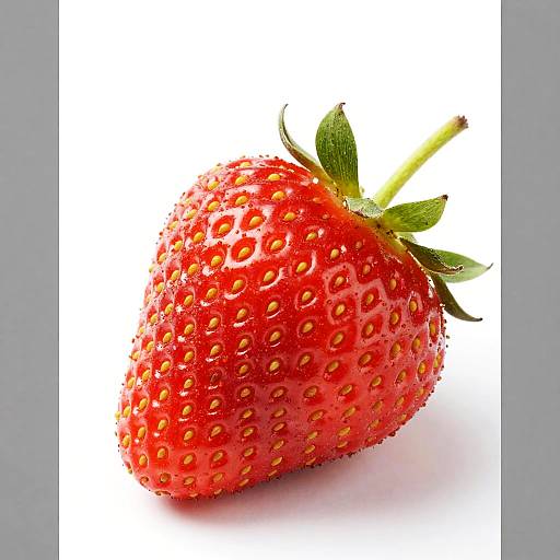 Vibrant Red Strawberry Close-Up