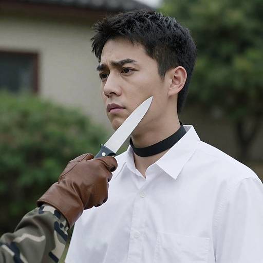 Man Threatened with Knife Outdoors