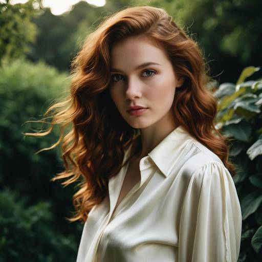 Realistic Portrait of a Glamorous Woman