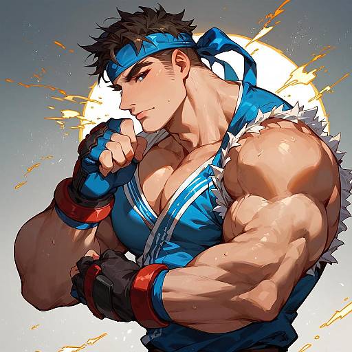 Ryu Street Fighter Solo Portrait