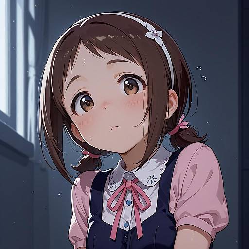 Illustration of Muramatsu sakura, idolmaster in the style of Barbarian tk