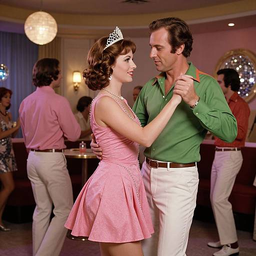 1970s Disco Dance Trio