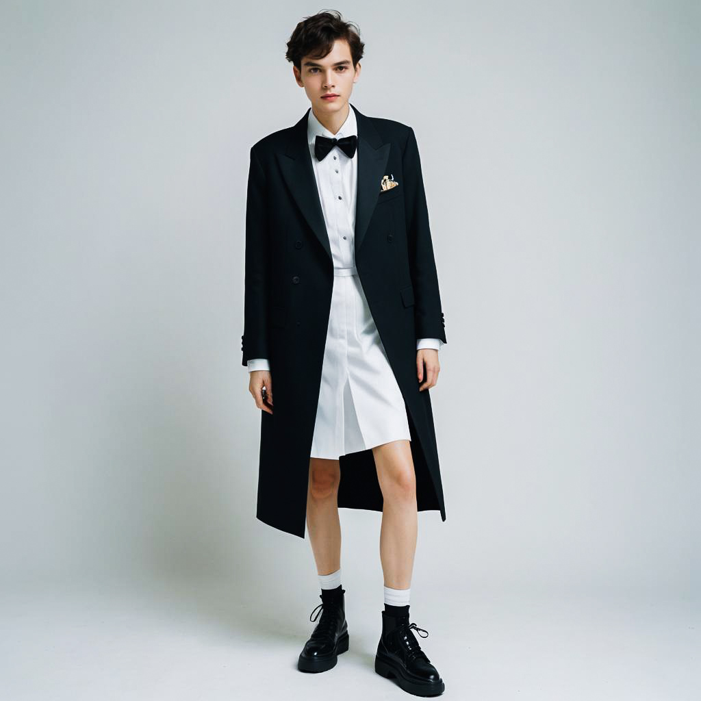 Playful Androgynous Fashion Portrait Inspiration