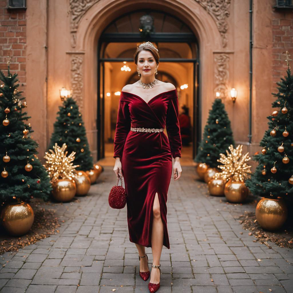 Elegant Holiday Look for Pear Shaped Women