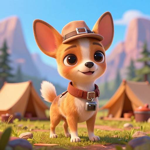 Dieselpunk Chihuahua Camping Adventure