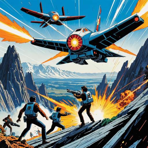 1970s Comic Book Showdown at Crystal Ridge